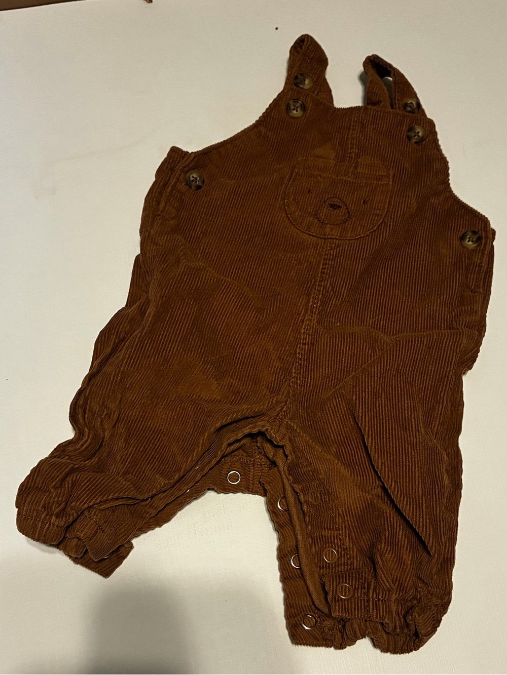 Brown Bear Corduroy Overalls